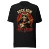 unisex-staple-t-shirt-black-front-6a098f9db9494.png Rock Now Cat t-shirt