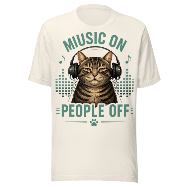 unisex-staple-t-shirt-vintage-white-front-6a08e2ad7973b.png Music On Cat t-shirt