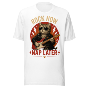Rock Now Cat t-shirt