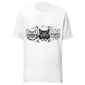 Three cats t-shirt